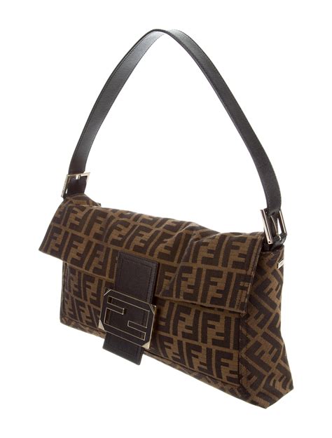 fendi canvas bag strap|fendi zip pocket shoulder bags.